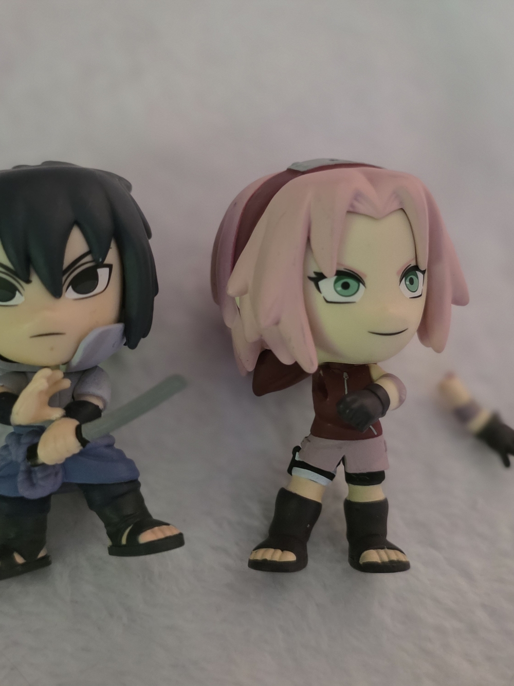 Naruto- Sasuke & Sakura Chibi Action Figures Set- Kids Toys